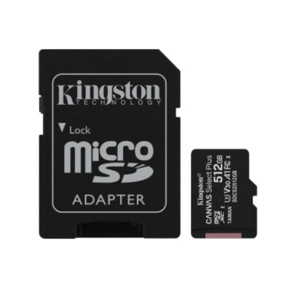 Micro SD + Adat.SD 512GB C10 Compenso Siae Assolto