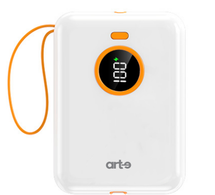 Caricabatterie Portatile 10000mAh Cavi interni Usb-C/Lightning SmartPhone