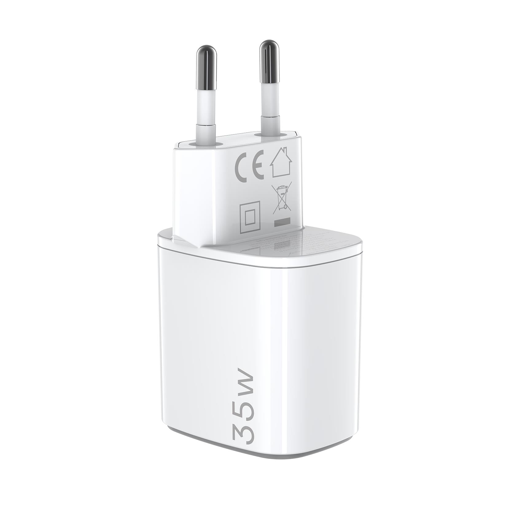 Caricatore Rete Usb-C/3.0 - GaN 35W universale