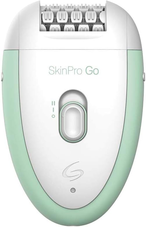 Epilatore con 2 testine Skin Pro Go II