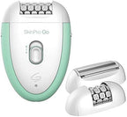 Epilatore con 2 testine Skin Pro Go II