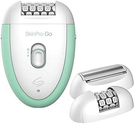 Epilatore con 2 testine Skin Pro Go II