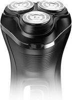 Rasoio Elettrico a Batteria con 3 Testine con rifinitore Precision Cut