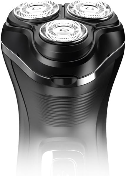 Rasoio Elettrico a Batteria con 3 Testine con rifinitore Precision Cut