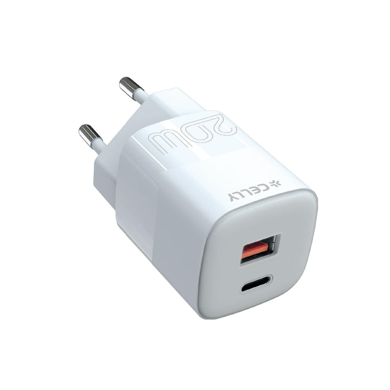 Caricatore Rete Usb-C/3.0 - GaN 20W universale