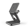 Caricatore Stand Wireless a Induzione 15W Mag Charge 3in1