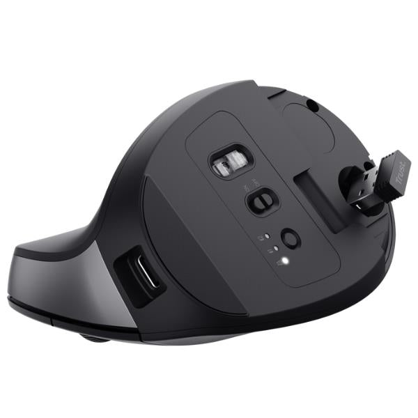 Mouse Large Verticale Wireless/Bluetooth Ottico USB 2.0