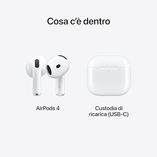 Auricolare Bluetooth con Caricabatterie Portatile AirPods 4