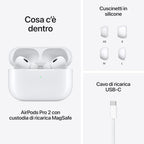 Auricolare Bluetooth IN-EAR con Caricabatterie Portatile AirPods Pro 2
