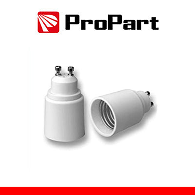 Adattatore lampada GU10 a E27 - 2A 250V - 40W max