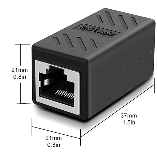 Connettore Lan 8P8C a 8P8C In-Line Categoria 5e/6 Schermato