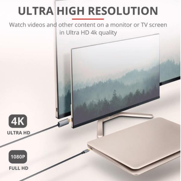 Cavo USB-C Maschio a HDMI 2mt