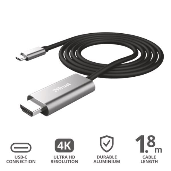 Cavo USB-C Maschio a HDMI 2mt