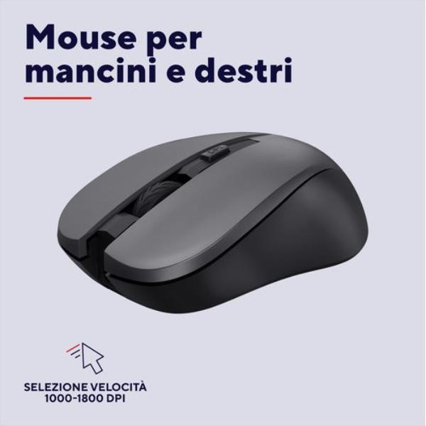 Tastiera + Mouse Wireless