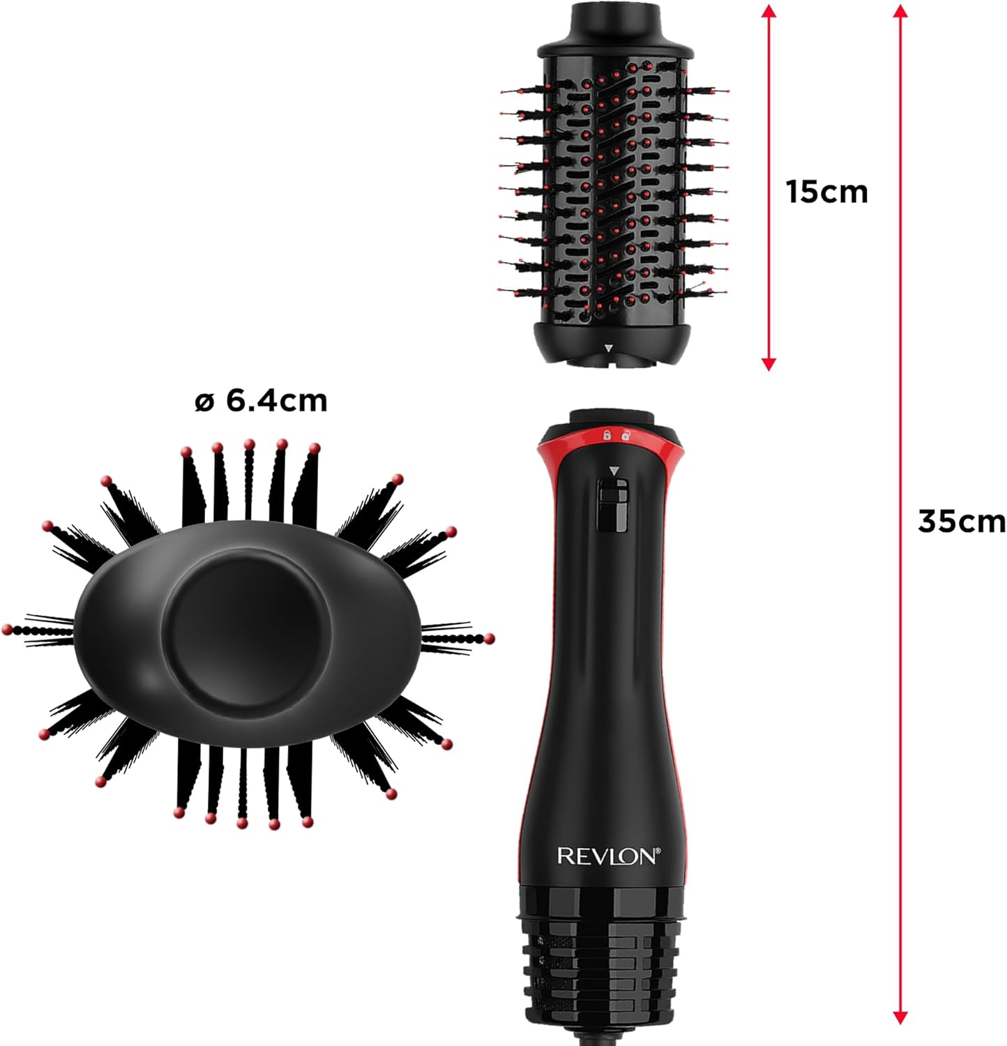 Spazzola per Capelli soffiante 830W - Salon Blow-dries