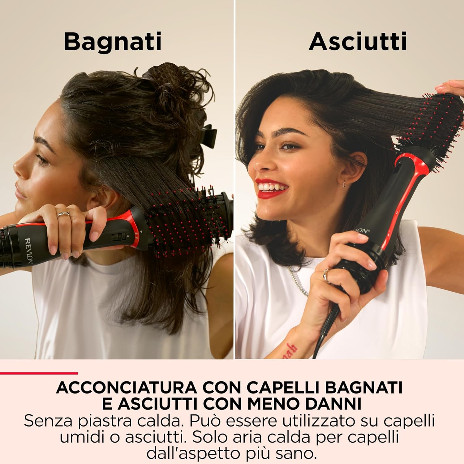 Spazzola per Capelli soffiante 830W - Salon Blow-dries