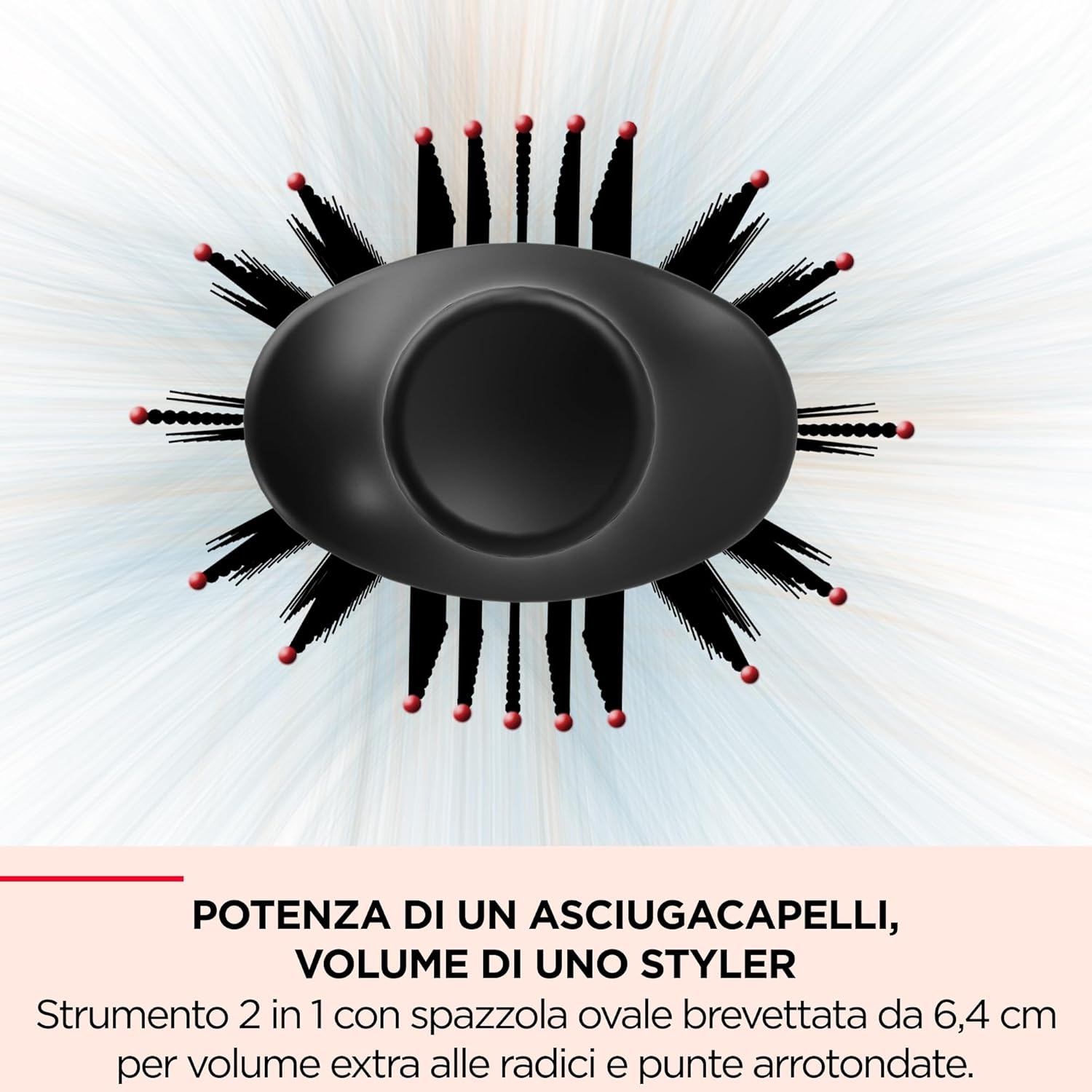 Spazzola per Capelli soffiante 830W - Salon Blow-dries