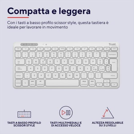 Tastiera Bluetooth+Wireless Multidispositivo