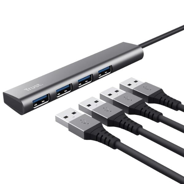 Hub USB 3.2 a 4 Porte USB 3.2 Alluminio