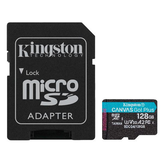 Micro SD + Adat.SD 128GB C10 V30 Compenso Siae Assolto