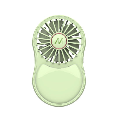 Mini Ventilatore con specchio e luce led Portatile Usb-C