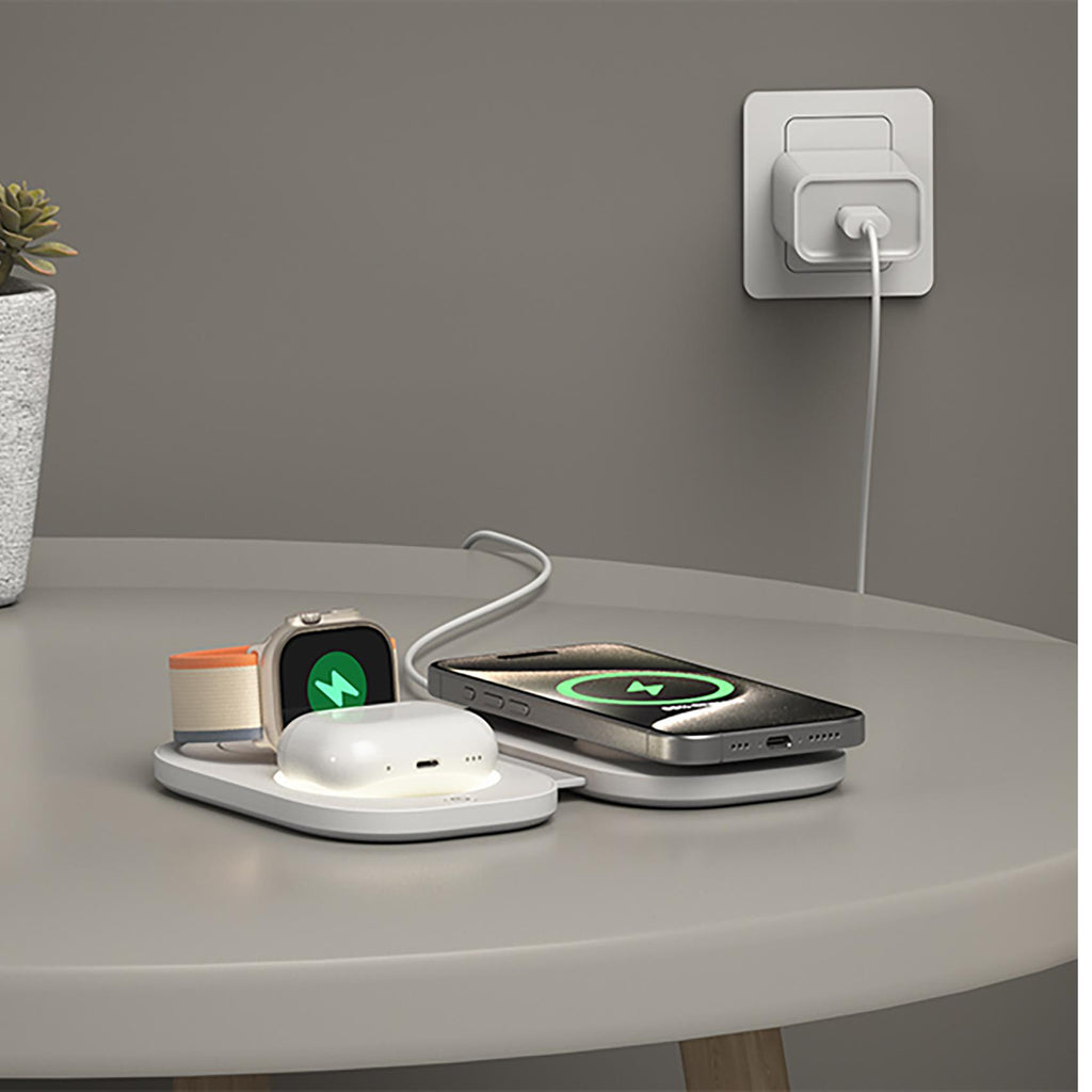 Caricatore Wireless a Induzione 15W Mag Charge 3in1