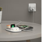 Caricatore Wireless a Induzione 15W Mag Charge 3in1