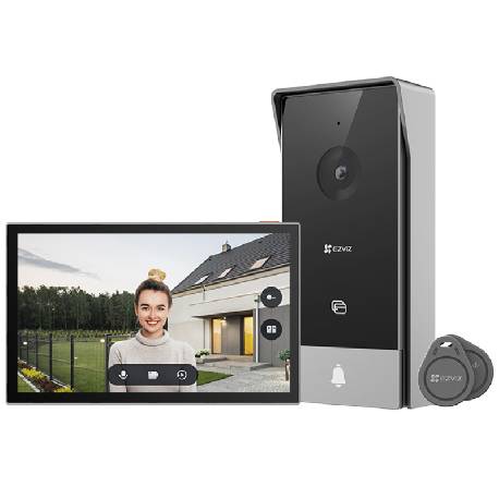 VideoCitofono + Schermo Touch 7" Network ipcam Wireless 2K