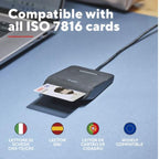 Lettore Smart Card Reader Usb-C