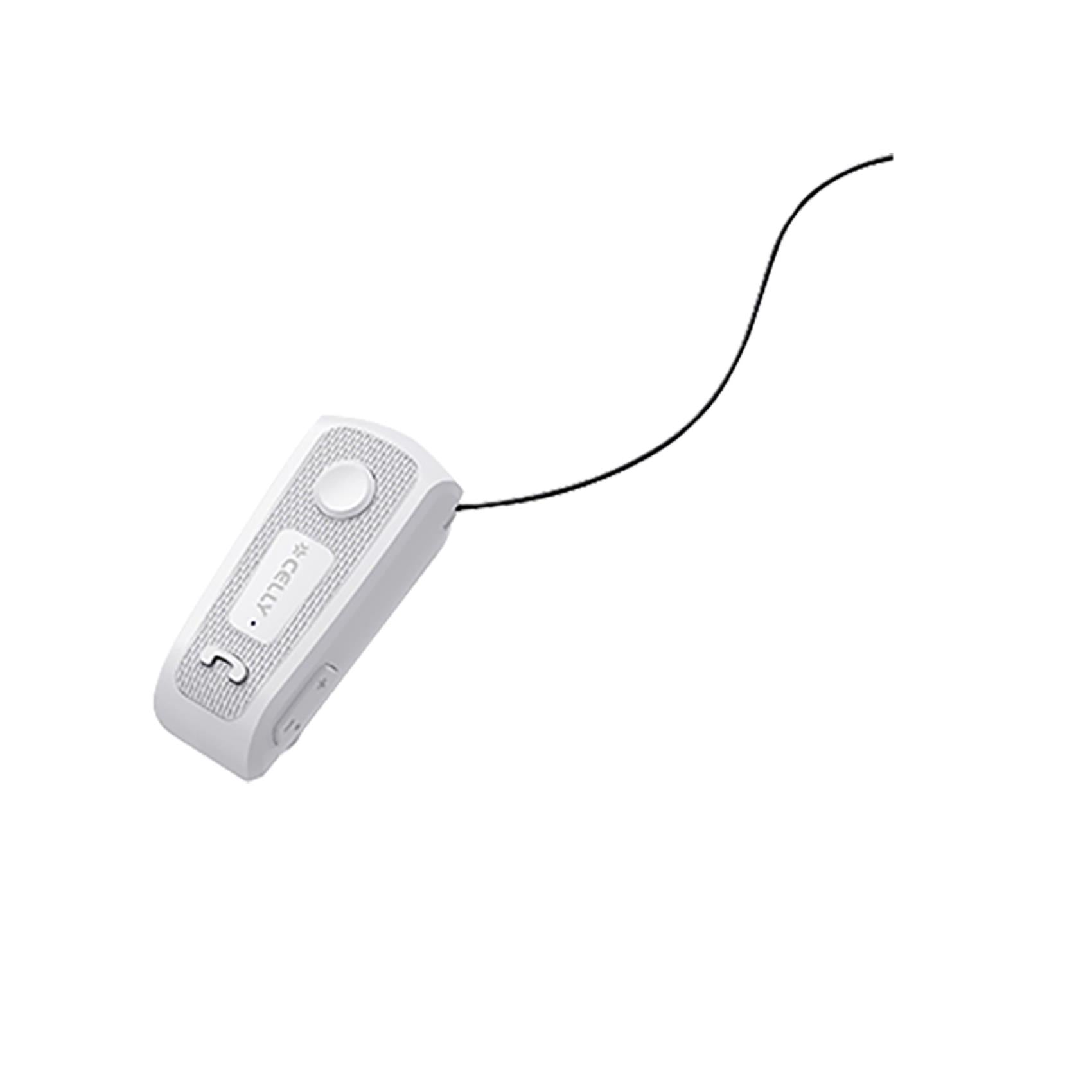 Auricolare Bluetooth a clip con cavo riavvolgibile
