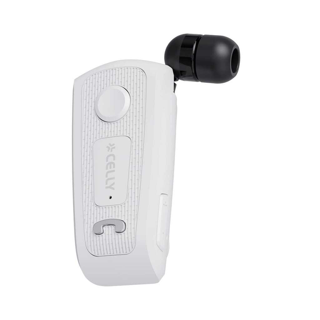 Auricolare Bluetooth a clip con cavo riavvolgibile