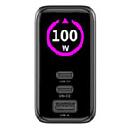 Caricatore Rete Usb/Usb-C con display 100W
