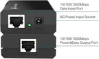 Adattatore Injector PoE 15W Ethernet 10/100/1000 MBPS