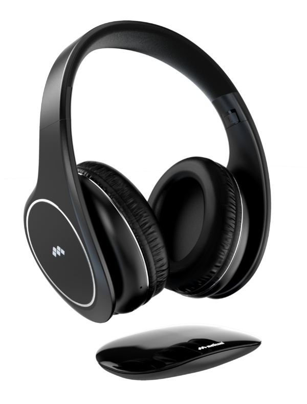 Cuffie Stereo Wireless con base ricarica Tv