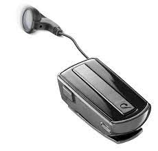 Auricolare Bluetooth a clip con cavo riavvolgibile