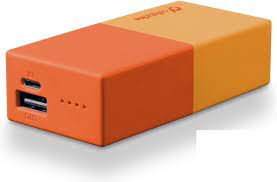 Caricabatterie Portatile 5000mAh SmartPhone col.arancione