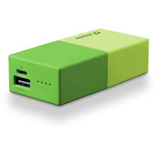 Caricabatterie Portatile 5000mAh SmartPhone col.verde
