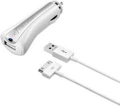 Caricatore Auto Usb + Cavo 30-Pin