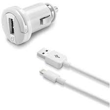 Caricatore Auto Usb 10W/2A + Cavo Lightning