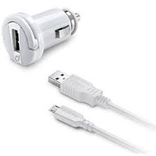 Caricatore Auto Usb 10W/2A + Cavo Micro Usb