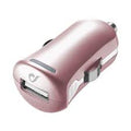 Caricatore Auto Usb 2.0 10W/2A universale col.rosa