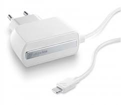 Caricatore Rete Lightning 5W/1A col.bianco