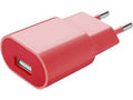 Caricatore USB 2.0 2A universale col.rosso