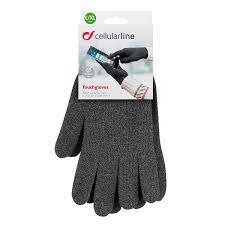 Guanti per touchscreen L/XL col.grigio