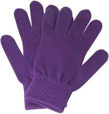 Guanti per touchscreen S/M col.viola