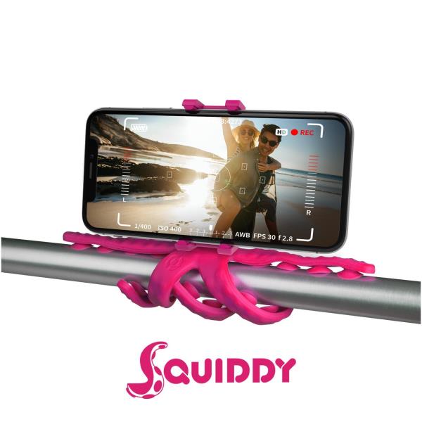 Supporto Flessibile universale per smartphone col.rosa
