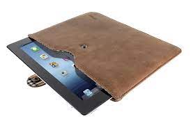 Custodia antiurto per iPad col.marrone