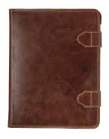Custodia in pelle iPad 2/3 col. marrone