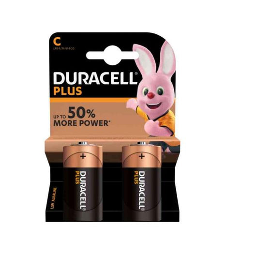 Batterie alkaline 1/2 torcia C 1,5V 2pz