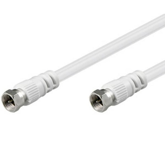 Cavo Antenna Satellite M/M 2,5 mt bianco